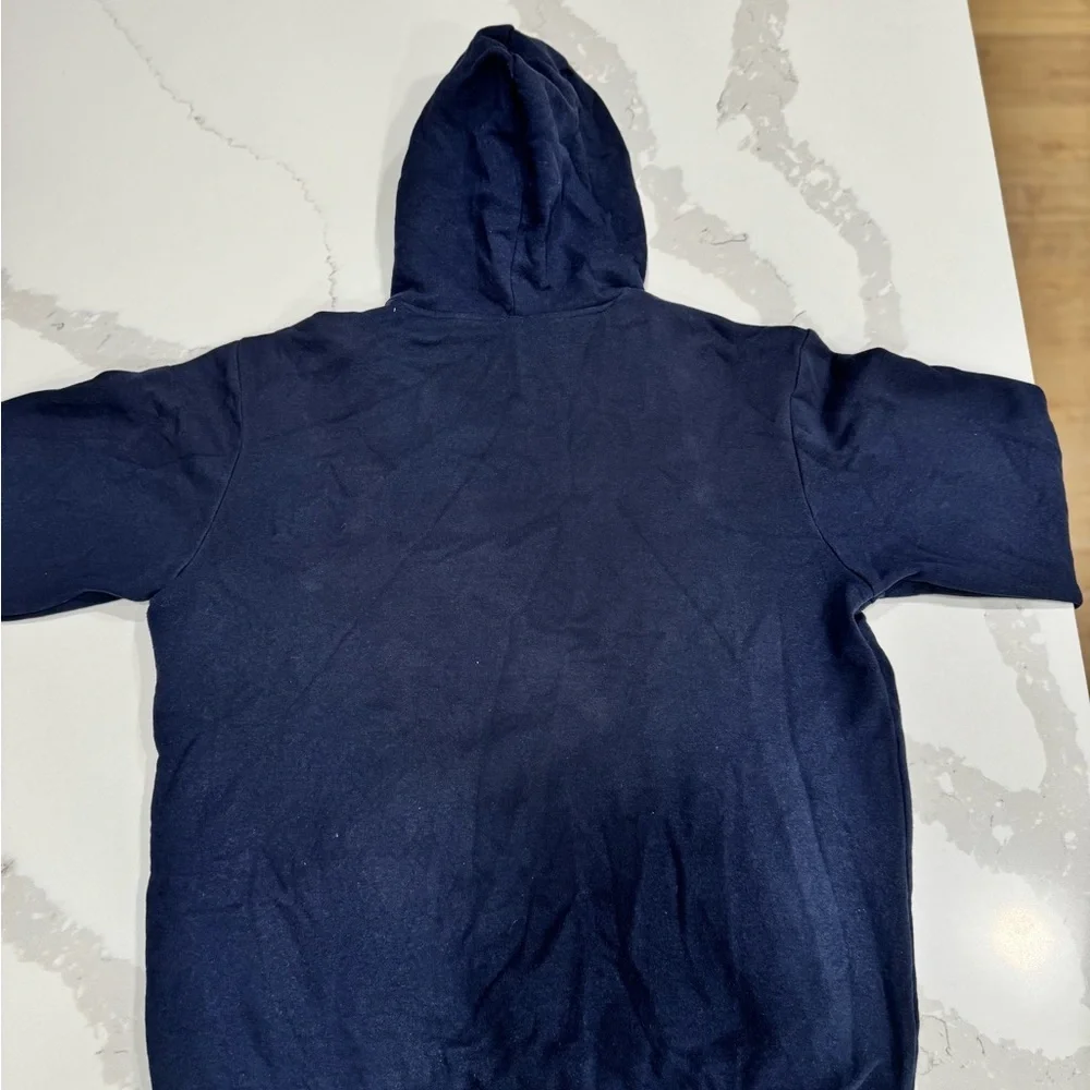 Adidas Dark Blue Hoodie with Logo